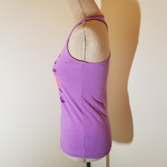 🌻3/$20 Nike purple "AWESOMENESS" racerback tank - Picture 2 of 7